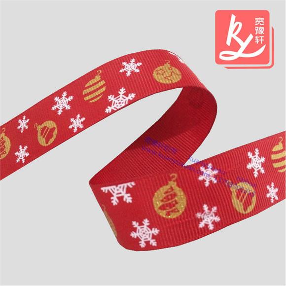 絲網(wǎng)印刷廠的印花羅紋帶